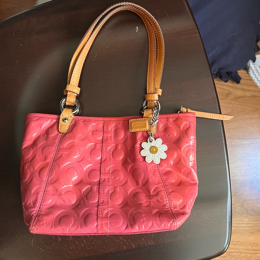Coach Pink Patten Purse